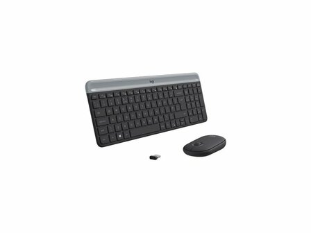Logitech MK470 Slim | Draadloze Muis en Toetsenbordcombo | QWERTY