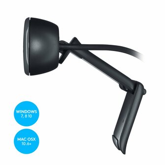 Logitech C270 | 720p 30FPS USB Webcam met Microfoon