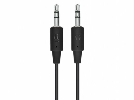 Logitech H110 | On-Ear Bedraade 3,5mm Koptelefoon met Microfoon | Zwart/Zilver