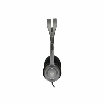 Logitech H110 | On-Ear Bedraade 3,5mm Koptelefoon met Microfoon | Zwart/Zilver