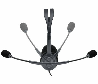 Logitech H111 | On-Ear Bedraade 3,5mm Koptelefoon met Microfoon | Grijs