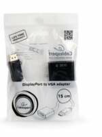 Gembird A-DPM-VGAF-02 | DisplayPort naar VGA Adapter | Zwart
