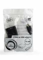 Gembird A-HDMI-VGA-04 | HDMI naar VGA Adapter | 0,15 m | Zwart