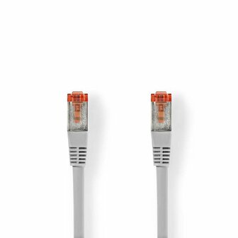 Nedis netwerkkabel | Cat6 | S/FTP (S-STP) | 5 m | Grijs | CCGB85221GY50
