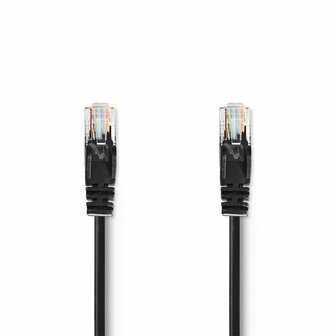 Nedis U/UTP Cat 5E Netwerkkabel | 5 m | Zwart