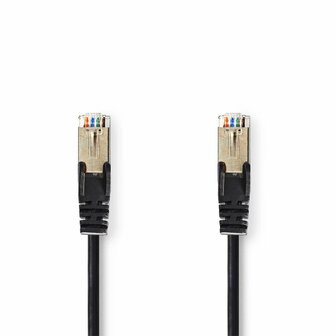 Nedis netwerkkabel | Cat5e | SF/UTP (S-FTP) | 3 m | Zwart | CCGP85121BK30