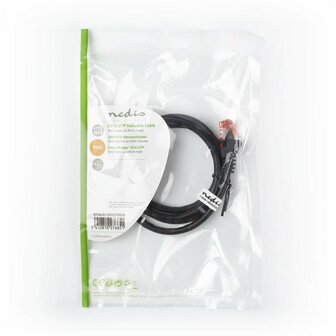Nedis U/UTP Cat 6 Netwerkkabel | 1 m | Zwart