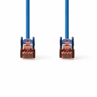 Nedis netwerkkabel | Cat6 | S/FTP (S-STP) | 2 m | Blauw | CCGP85221BU20