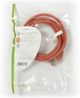 Nedis S/FTP Cat 6 Netwerkkabel | 2 m | Oranje