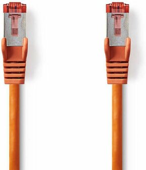 Nedis S/FTP Cat 6 Netwerkkabel | 2 m | Oranje