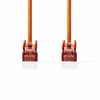 Nedis S/FTP Cat 6 Netwerkkabel | 2 m | Oranje
