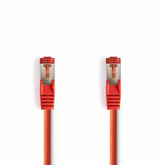 Nedis netwerkkabel | Cat6 | S/FTP (S-STP) | 2 m | Rood | CCGP85221RD20