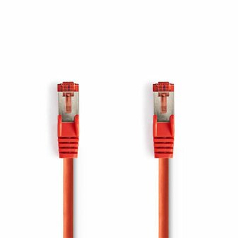 Nedis netwerkkabel | Cat6 | S/FTP (S-STP) | 2 m | Rood | CCGP85221RD20