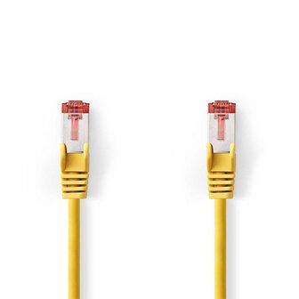 Nedis netwerkkabel | Cat6 | S/FTP (S-STP) | 0,25 m | Geel | CCGP85221YE025