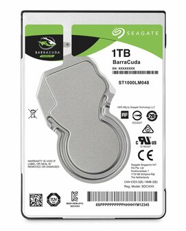 Seagate Barracuda HDD 2.5&quot; | 1TB SATA III | 5400RPM