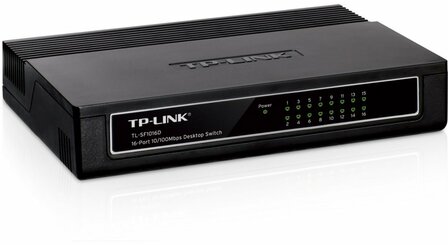 TP-LINK TL-SF1016D Unmanaged Fast Ethernet (10/100) Wit