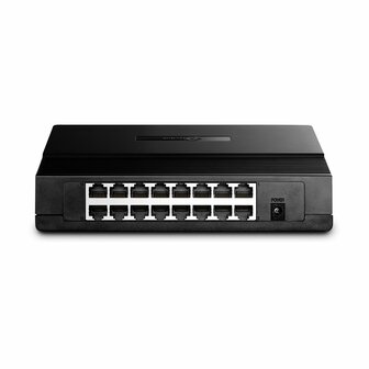 TP-LINK TL-SF1016D Unmanaged Fast Ethernet (10/100) Wit