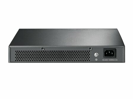 TP-LINK TL-SG1016D Unmanaged Gigabit Ethernet (10/100/1000) Zwart