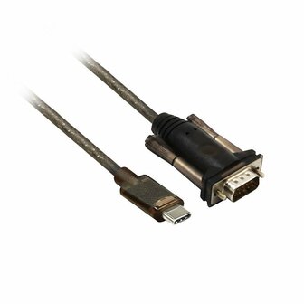 ACT AC6002 seri&euml;le kabel Zwart 1,5 m USB Type-C DB-9