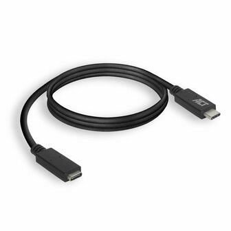 ACT AC7412 USB-kabel 2 m USB 3.2 Gen 1 (3.1 Gen 1) USB C Zwart