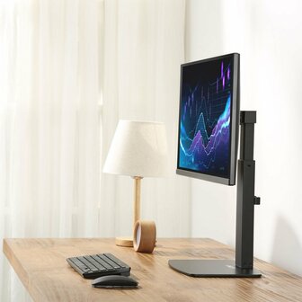 ACT AC8331 | In Hoogte Verstelbare Monitor-bureausteun | Tot 32&quot; | Max 7kg | VESA 100x100 | 1 Monitor