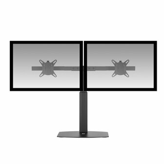 ACT AC8332 | In Hoogte Verstelbare Monitor-bureausteun | Tot 27&quot; | Max 6kg | VESA 100x100 | 2 Monitoren