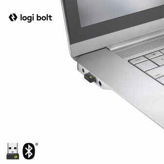 Logitech Signature M650 for Business | Draadloze Muis | Rechtshandig | RF + Bluetooth | 4000 DPI | Grafiet