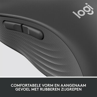 Logitech Signature M650 for Business | Draadloze Muis | Rechtshandig | RF + Bluetooth | 4000 DPI | Grafiet