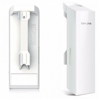 TP-Link CPE210 | WiFi 4 Outdoor Access Point | 300 Mbit/s | Passief PoE (met Adapter) | Inclusief Mastmontagebeugel