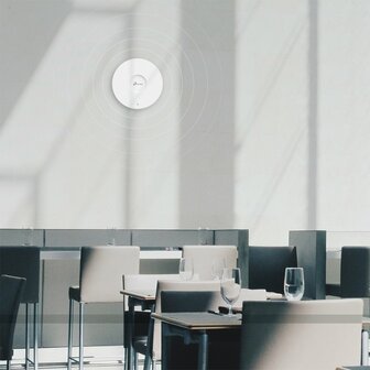 TP‑Link Omada EAP650 | WiFi 6 Ceiling Access Point | 2976 Mbit/s | PoE+ (injector inbegrepen) | Inclusief Montagebeugel