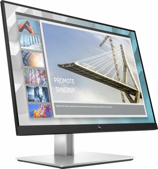 HP E-Series E24i G4 61 cm (24&quot;) 1920 x 1200 Pixels WUXGA Zwart, Zilver