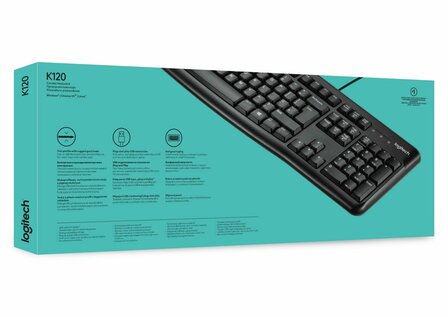 Logitech Keyboard K120 Zakelijk Bedraad Toetsenbord Qwerty