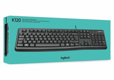 Logitech Keyboard K120 Zakelijk Bedraad Toetsenbord Qwerty