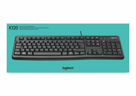Logitech Keyboard K120 Zakelijk Bedraad Toetsenbord Qwerty