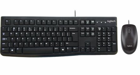 Logitech MK120 Bedrade Muis en Toetsenbordcombo QWERTY