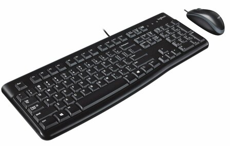 Logitech MK120 Bedrade Muis en Toetsenbordcombo QWERTY