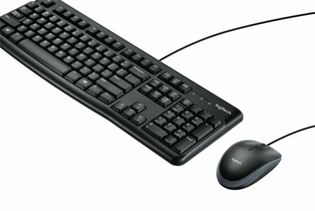 Logitech MK120 Bedrade Muis en Toetsenbordcombo QWERTY