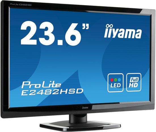 Iiyama ProLite E2482HSD| Full HD| DVI,VGA| 23,6''