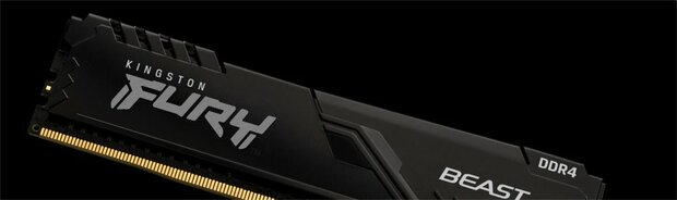Kingston Fury Beast | 1x4GB DDR4 | 2666MHz | DIMM | CL16 | Geheugenmodule | RAM