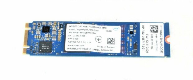 Intel Optane M10 | 16GB NVMe SSD | M.2 | Gen3 | 900MB/s | Pulled