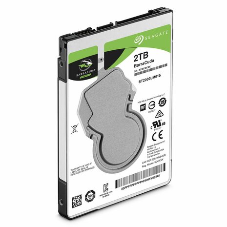 Seagate Barracuda HDD 2.5" | 2TB SATA III | 5400RPM