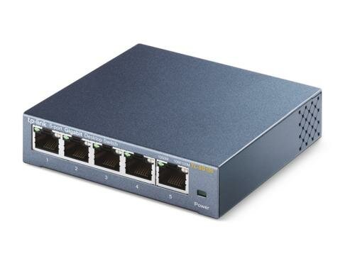 TP-LINK TL-SG105 Unmanaged Gigabit Ethernet (10/100/1000) Zwart