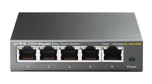 TP-Link TL-SG105E | 5-Poorts Gigabit Easy Smart Switch | Managed