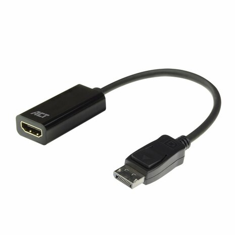 ACT AC7555 DisplayPort naar HDMI Adapter | Female | 4K | Zip Bag