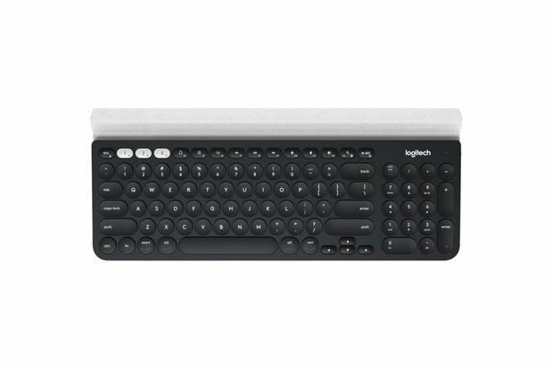 Logitech K780 toetsenbord RF-draadloos + Bluetooth QWERTY US International Zwart, Wit