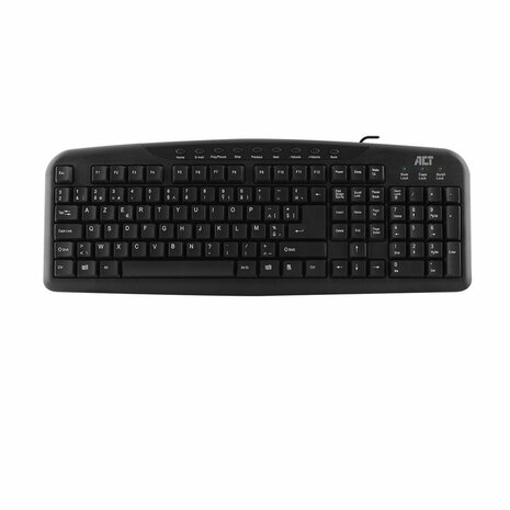 ACT AC5405 toetsenbord USB AZERTY Belgisch Zwart