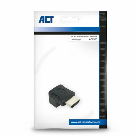 ACT AC7570 tussenstuk voor kabels HDMI Zwart