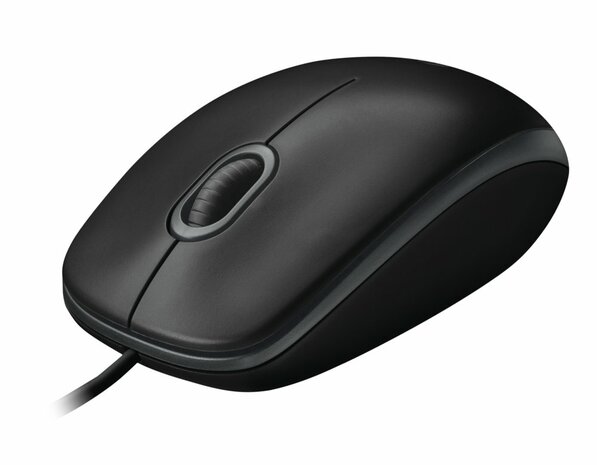 Logitech B100 | Bedrade Muis | Links- en Rechtshandig | USB-A | 800 DPI | Zwart