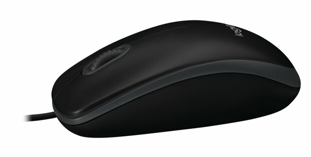 Logitech B100 | Bedrade Muis | Links- en Rechtshandig | USB-A | 800 DPI | Zwart