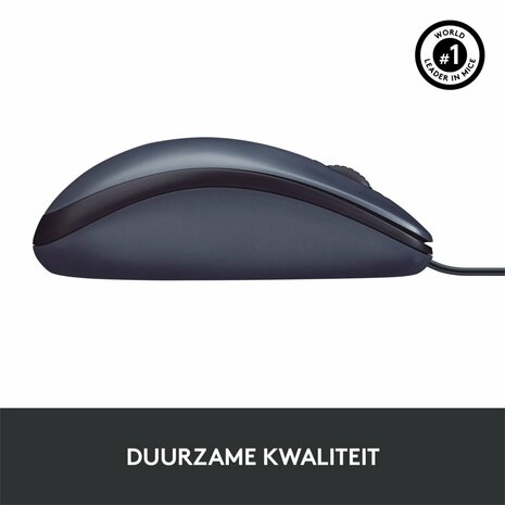 Logitech B100 | Bedrade Muis | Links- en Rechtshandig | USB-A | 800 DPI | Zwart
